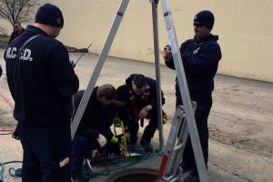 Confined Space Rescue class in 2016