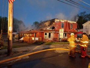 Eagle Nest Pizza fire in Linesville